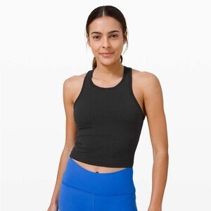 Ebb to Street Cropped Racerback Tank Top Light Support, B/C Cup